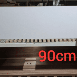 Meuble Susp 1T + 1RGMT Ouvert LINK 90x45x57cm Blanc/Noix LNMSBC90