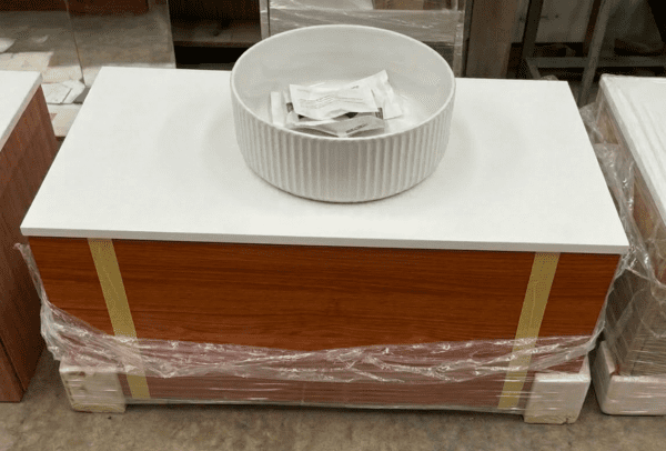 Meuble Susp 1 Coffre 100x45cm Miel