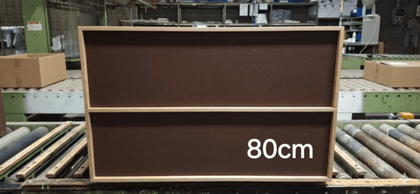 Meuble Susp 2T AIR TERRA 80x45x55cm Bois/Terre 28258001UT