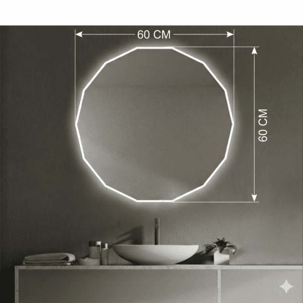 Miroir Led URANO 60cm One Touch – Image 2