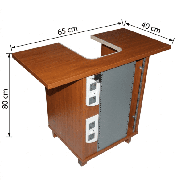 Meuble pour Lavabo sur Pied 65x80x40cm Cérisie – Image 2