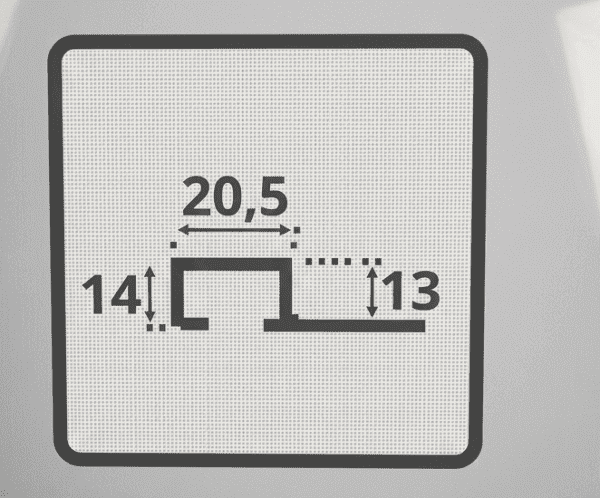 Nez de Marche d'Escalier Intérieur en Alu 14x20,5x13mm Bronze 0PAINBR – Image 2