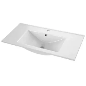 Lavabo à Encastrer 121x46cm Blanc