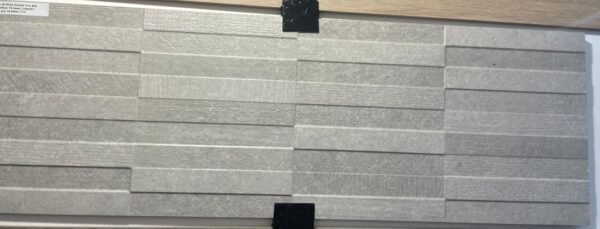 Carreau BLOCKS Rectifié Gris Mat 29,5x90cm 10,3mm(1,33m2/C)