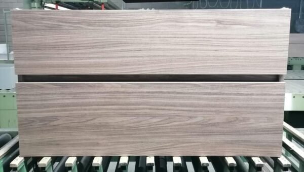 Meuble Susp 2T ELEGANCE TEXTURA 90x45x57cm Roble Foncé ETMSRF90