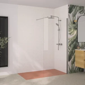 Paroi de douche Fixe WALK-IN 60x195cm Chr/Transp CASTEL WK060 wks1070