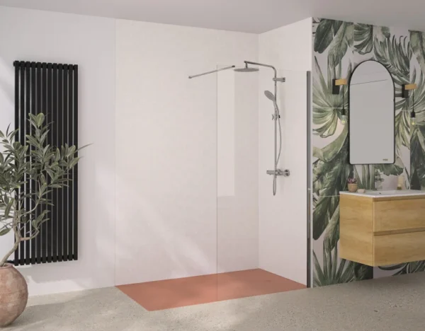 Paroi de Douche Fixe WALK-IN 70x195cm Chr/Transp CASTEL WK070