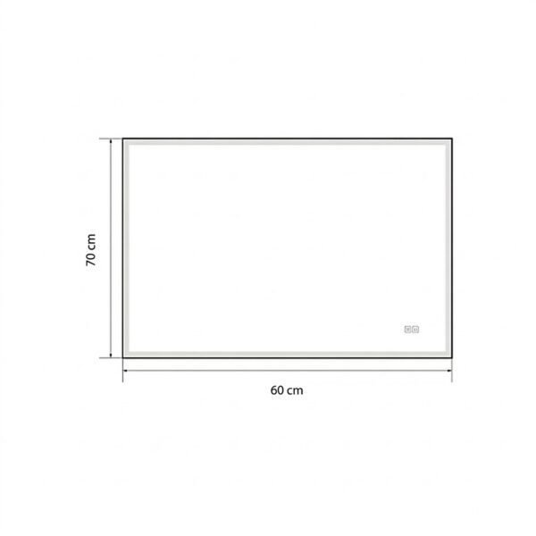 Miroir One Led SUNSET 70x60cm avec Antibuée 25030 – Image 2