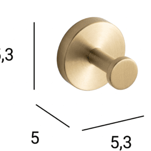 Patère ECO Or Brossé 06508021