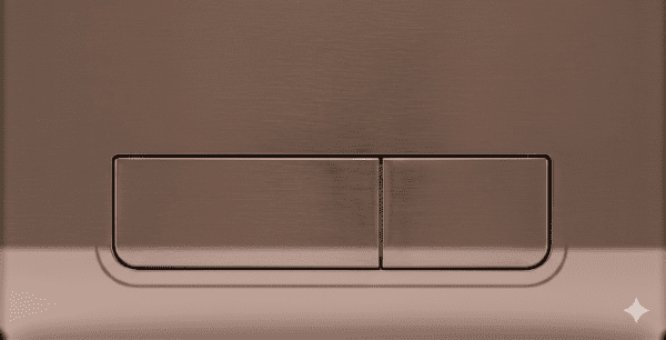 Bouton Poussoir pour WC Suspendu KEEN Bronze BK0202109