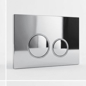 Bouton Poussoir pour WC Suspendu ROUND Mat Chrome BK0202123