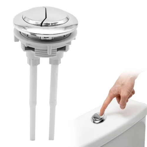 Bouton Poussoir pour Wc sur Pied Chrome